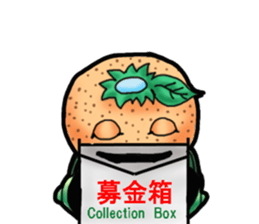 Fairy of mandarin orange and kappa sticker #7178205