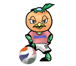 Fairy of mandarin orange and kappa sticker #7178222