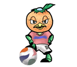 Fairy of mandarin orange and kappa sticker #7178222