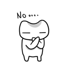 White Alien 1 sticker #7178315