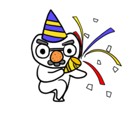 White Alien 1 sticker #7178329