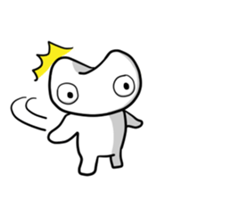 White Alien 1 sticker #7178335