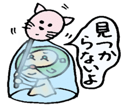 Pig mysterious friend of the mustache sticker #7178513