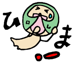 Pig mysterious friend of the mustache sticker #7178524