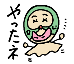 Pig mysterious friend of the mustache sticker #7178526