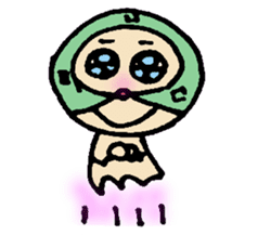 Pig mysterious friend of the mustache sticker #7178536