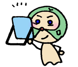 Pig mysterious friend of the mustache sticker #7178543