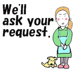 I am a housekeeper(English ver.) sticker #7178705