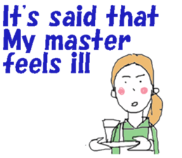 I am a housekeeper(English ver.) sticker #7178706