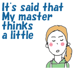 I am a housekeeper(English ver.) sticker #7178708