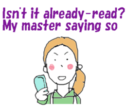 I am a housekeeper(English ver.) sticker #7178711