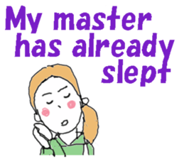 I am a housekeeper(English ver.) sticker #7178714