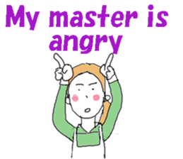 I am a housekeeper(English ver.) sticker #7178715