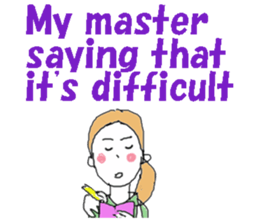 I am a housekeeper(English ver.) sticker #7178719