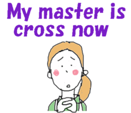 I am a housekeeper(English ver.) sticker #7178720