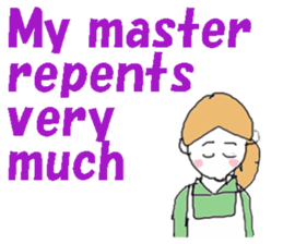 I am a housekeeper(English ver.) sticker #7178721