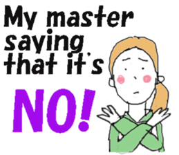 I am a housekeeper(English ver.) sticker #7178723