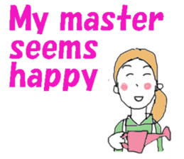 I am a housekeeper(English ver.) sticker #7178732