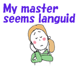 I am a housekeeper(English ver.) sticker #7178733