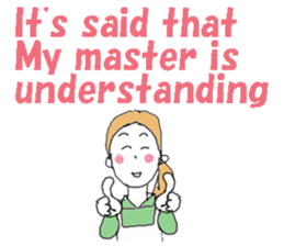 I am a housekeeper(English ver.) sticker #7178734