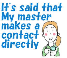 I am a housekeeper(English ver.) sticker #7178738