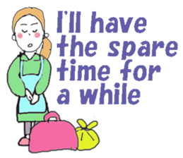 I am a housekeeper(English ver.) sticker #7178743