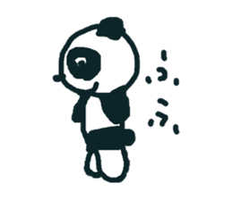 PANTS+PANDA sticker #7179156