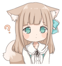 Coco of wolf ear girl sticker #7179192