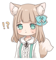 Coco of wolf ear girl sticker #7179193