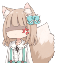 Coco of wolf ear girl sticker #7179195