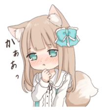 Coco of wolf ear girl sticker #7179205