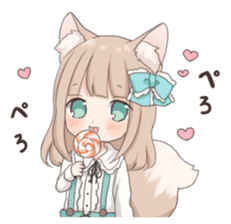 Coco of wolf ear girl sticker #7179206