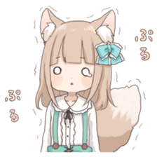 Coco of wolf ear girl sticker #7179207