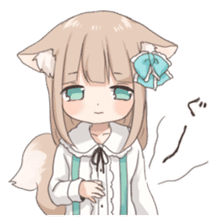 Coco of wolf ear girl sticker #7179208