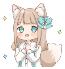 Coco of wolf ear girl sticker #7179210