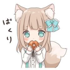 Coco of wolf ear girl sticker #7179212