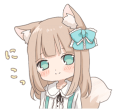 Coco of wolf ear girl sticker #7179213