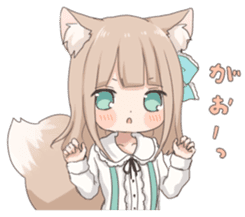 Coco of wolf ear girl sticker #7179215