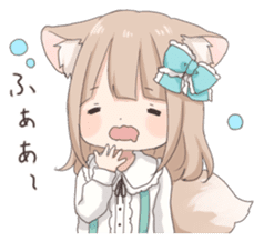 Coco of wolf ear girl sticker #7179216