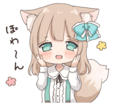 Coco of wolf ear girl sticker #7179219