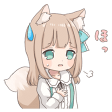 Coco of wolf ear girl sticker #7179222