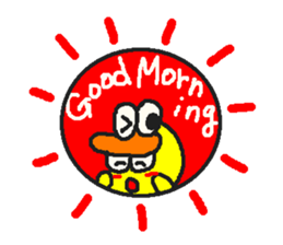 duck father -English- sticker #7179264