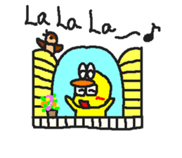 duck father -English- sticker #7179265