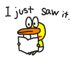 duck father -English- sticker #7179268