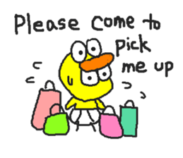 duck father -English- sticker #7179288