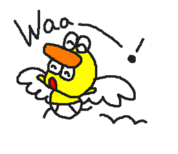 duck father -English- sticker #7179294