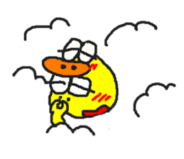 duck father -English- sticker #7179296