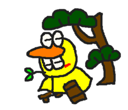 duck father -English- sticker #7179299