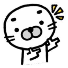 Happy seal.The name,GOMANOSUKE.