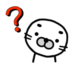 Happy seal.The name,GOMANOSUKE. sticker #7179328